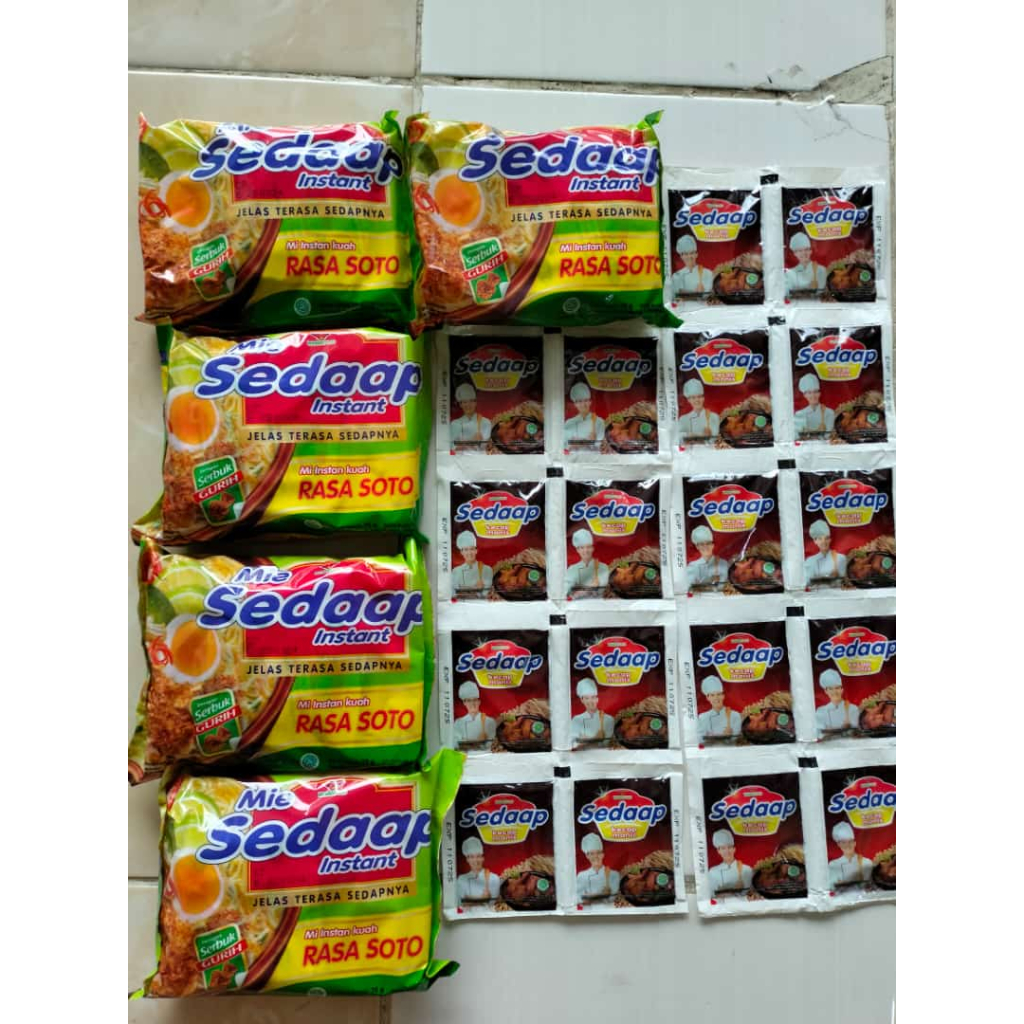 

MIE SEDAAP SOTO (5 PCS) + KECAP SEDAAP (18 SASET)