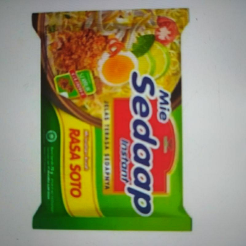 

mie instan SEDAP SOTO isi 5