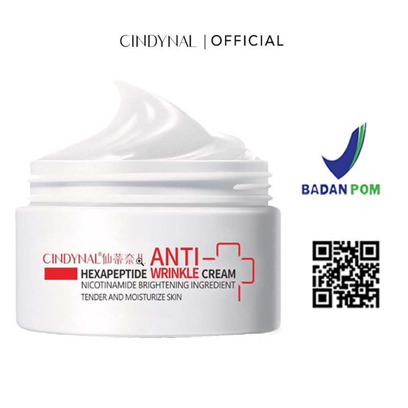 CINDYNAL Krim Keriput Hexapeptide Krim Retinol Penghilang Garis Wajah