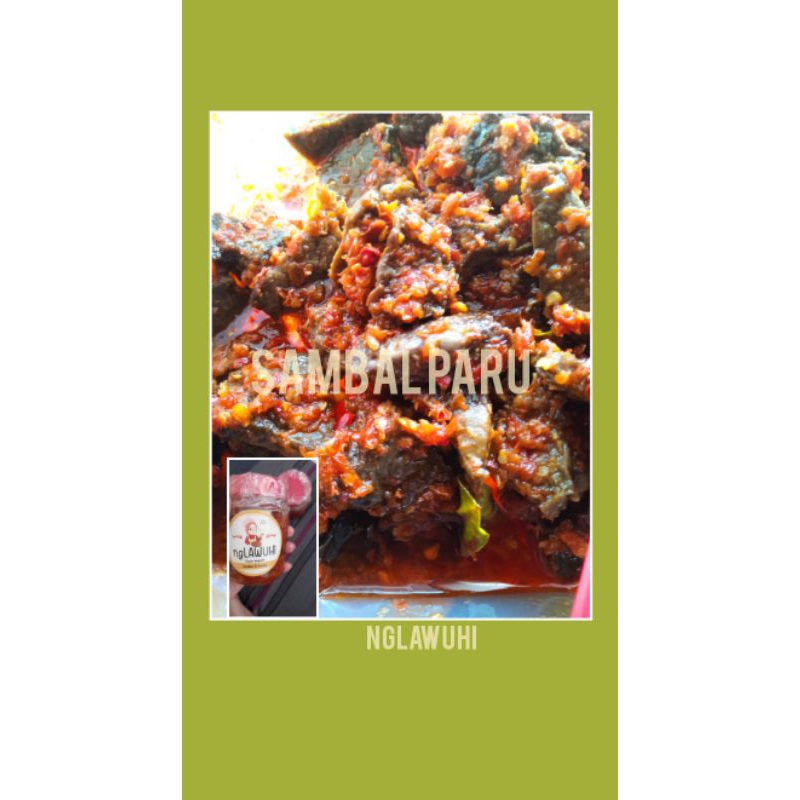 

Sambal paru maknyosss 200ml