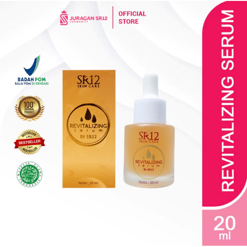 Serum wajah SR12 Revitalizing Serum Serum Wajah Glowing  Serum Glowing Bpom Serum Wajah Pemutih Waja