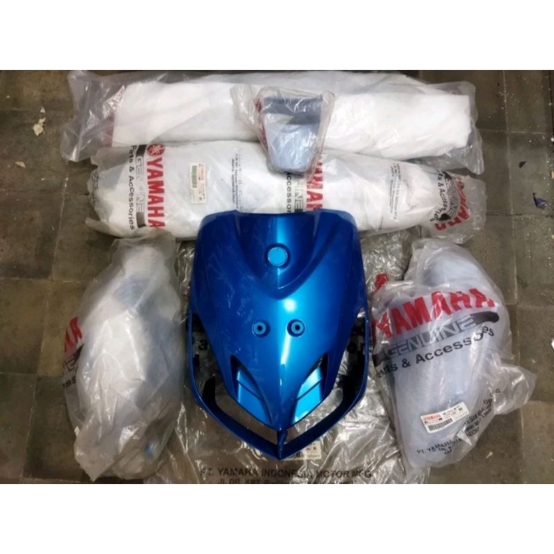 COVER BODY MIO SMILE BIRU FULLSET ORIGINAL YAMAHA