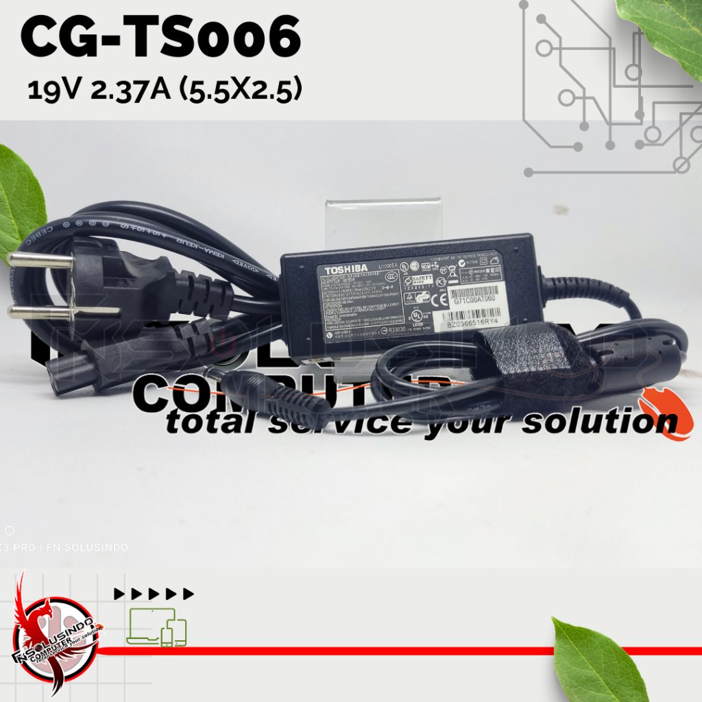 Original Adaptor Charger TOSHIBA Satellite T215D T235D T235 Z830 Z930