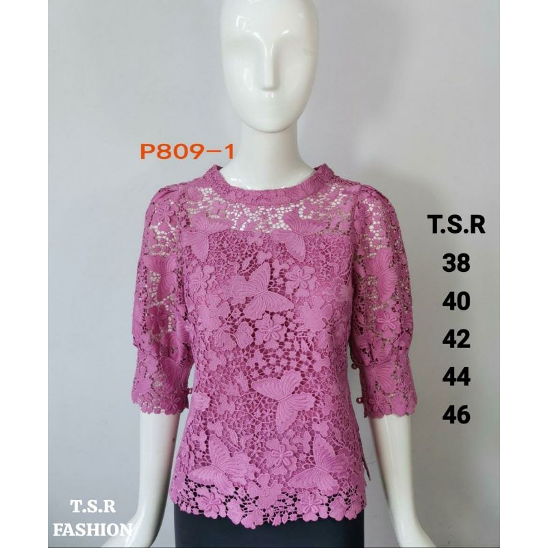 Atasan Blouse Pink Butik Import Original Bangkok Thailand