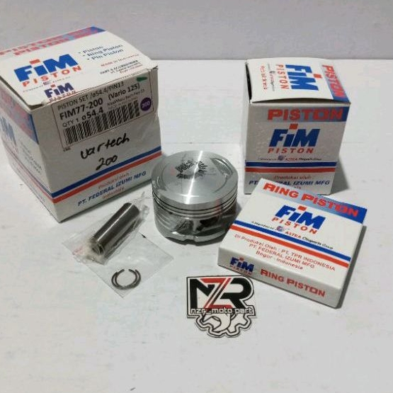 PISTON KIT/SEHER SET RING HONDA VARIO 125 PEN 13 MM SIZE STANDAR/50/100/150/200/250/300 (52,4/52,9/5