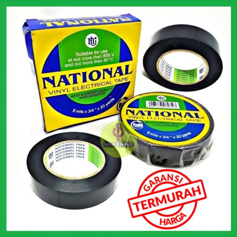 Isolasi Listrik National Vynil PVC Lem Isolativ Nasional