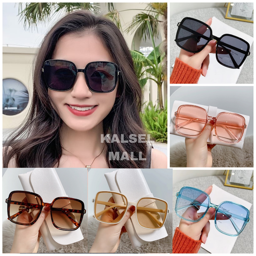 Kacamata Hitam Pria Wanita Anti Radiasi dan UV400 Ultraviolet Fashion Sunglasses Eyewear Kaca Mata A
