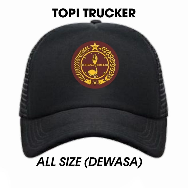 TOPI TRUCKER PRAMUKA INDONESIA