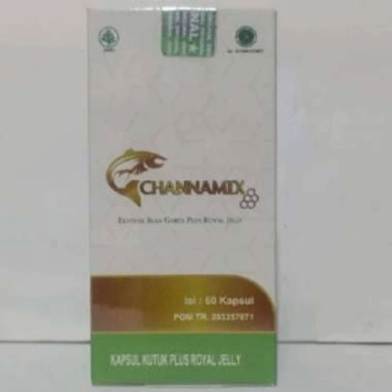Channamix original pil kutuk asli ikan gabus albumin obat pengering luka pasca operasi