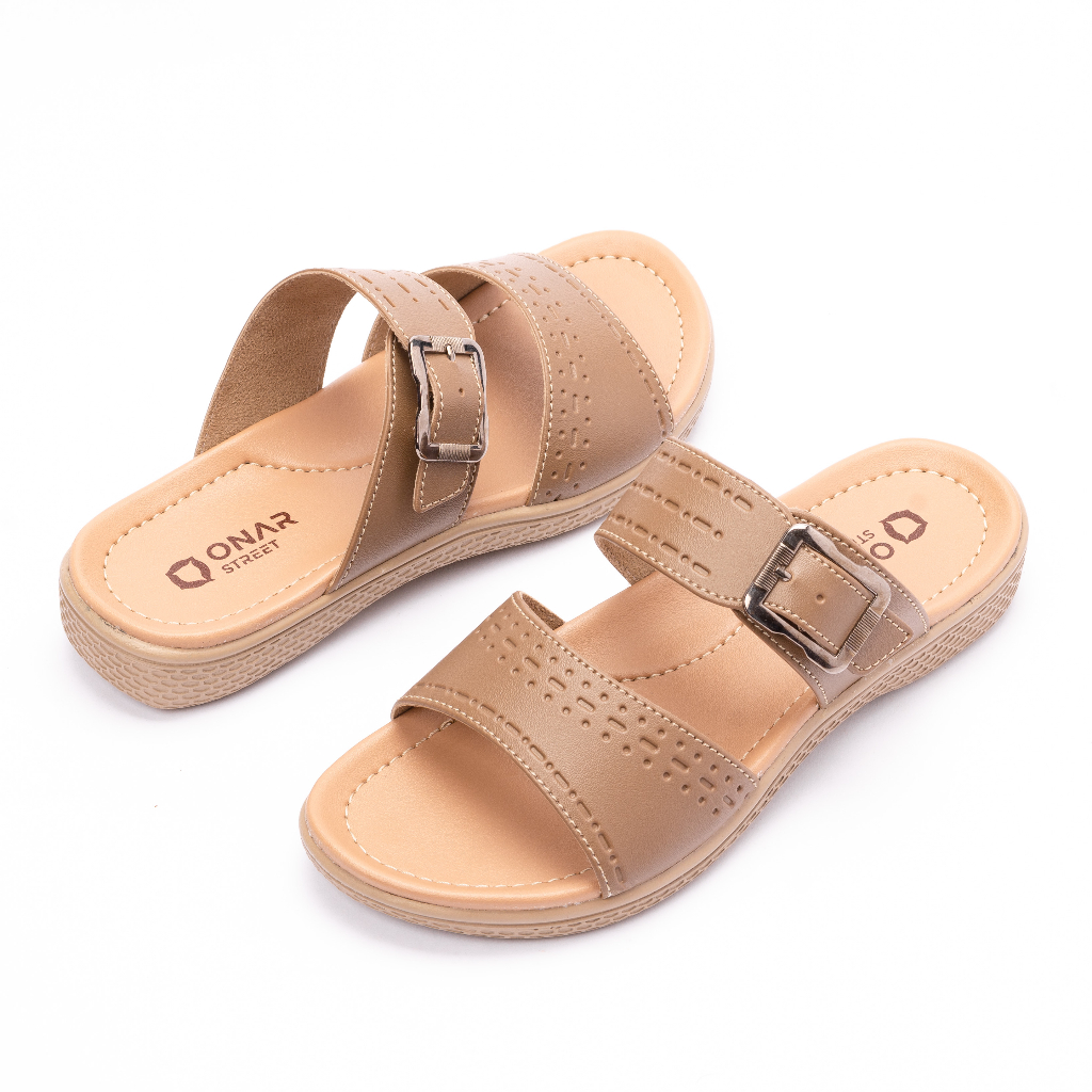 Sandal Wanita/Sandal Heel Ban 2/ Sandal Selop Ban 2 Terbaru