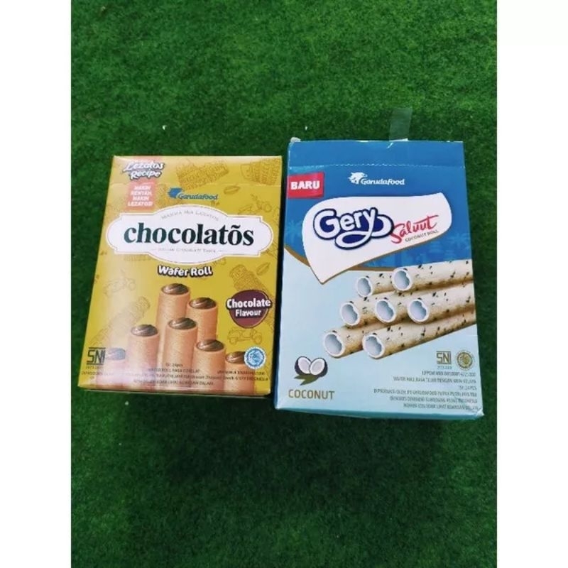 

SS -Gery Chocolatos Box isi 24 pcs ( Cokelat Coconut) / Gerry Chocolatos Murah