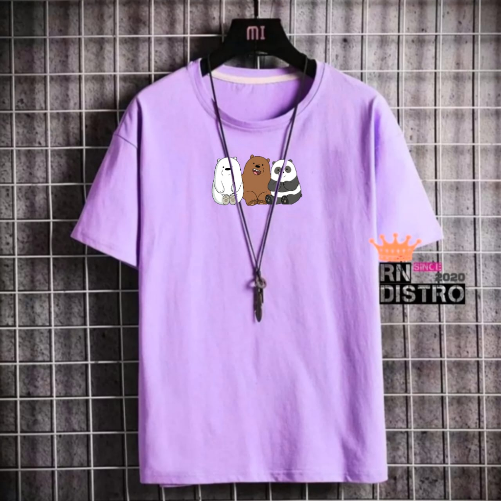 KAOS BERGAMBAR TERLARIS KAOS PANDA KAOS WANITA / PANDA PANDA / KAOS PRIA / BAJU PANDA IMUT