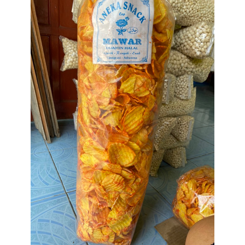 

JAJAN PEDAS POCO2 oleh oleh khas tegal isi 900gr