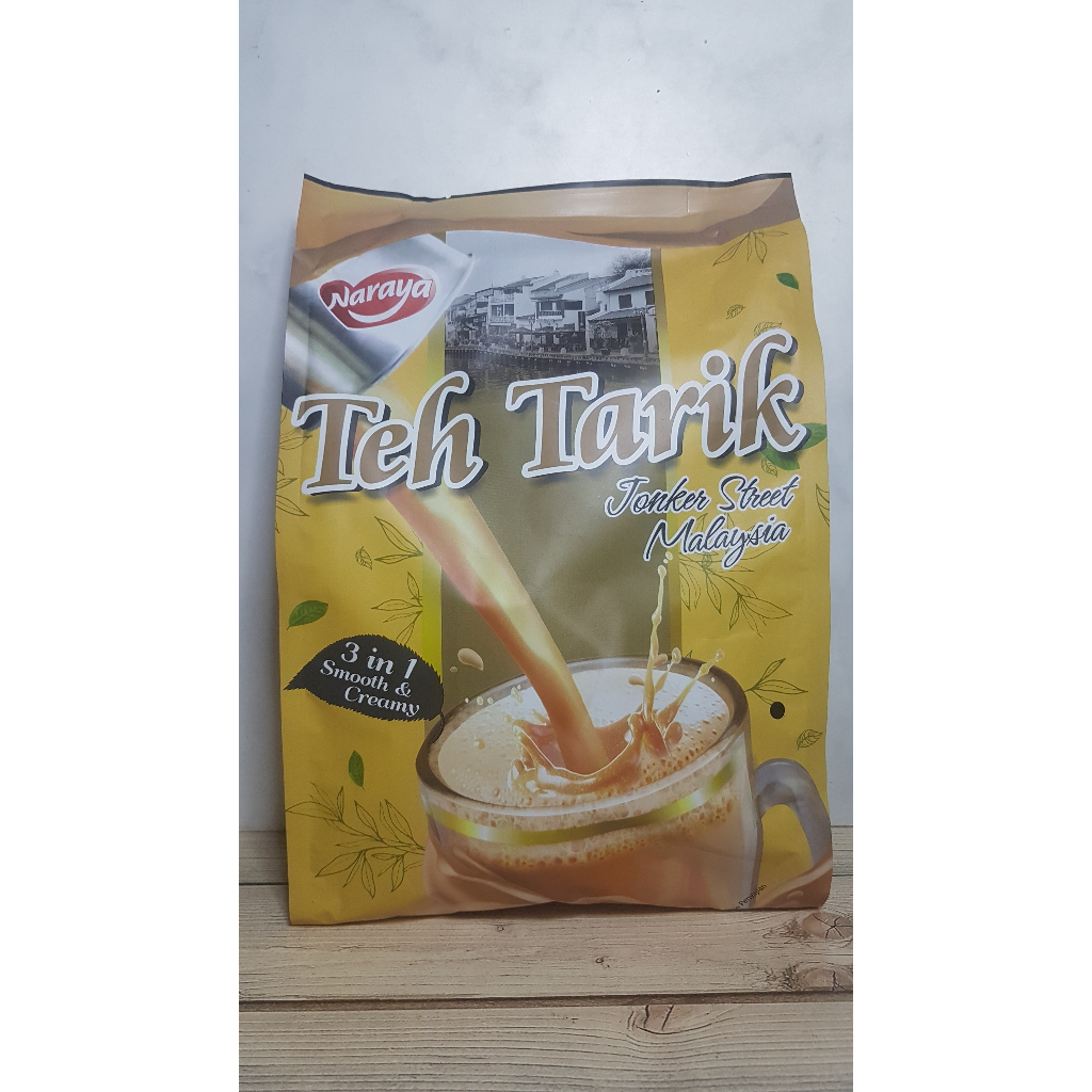 

Naraya Teh Tarik - Teh Tarik Sachet - 3 in 1 smooth and creamy - Isi 15 sachet