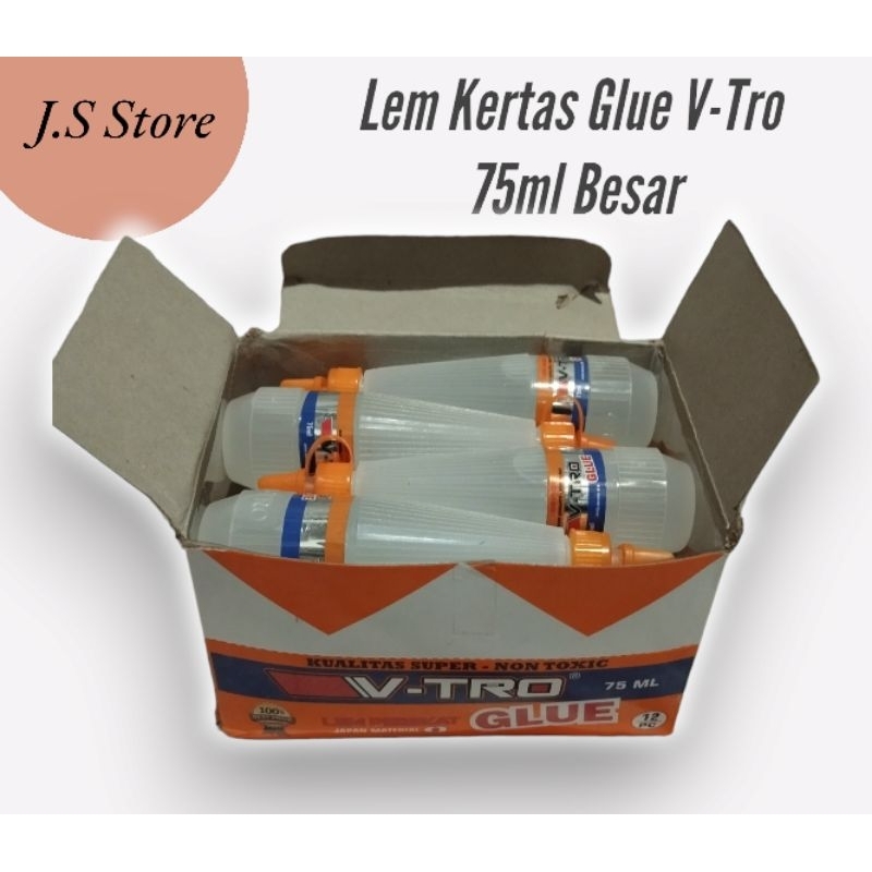 Lem Kertas Cair  75ml Besar