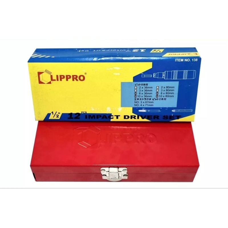 LIPPRO OBENG KETOK IMPACT SET 12PCS (138)