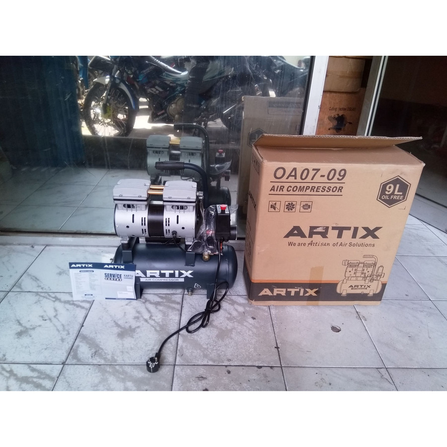 kompresor silent tanpa oli ARTIX OA 07-09 KOMPRESSOR PORTABLE TANPA OLI ARTIX OA 07-09 OIL LESS