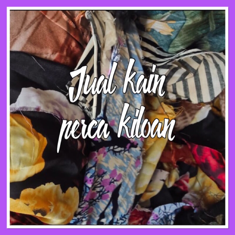 kain perca sisa potongan harian