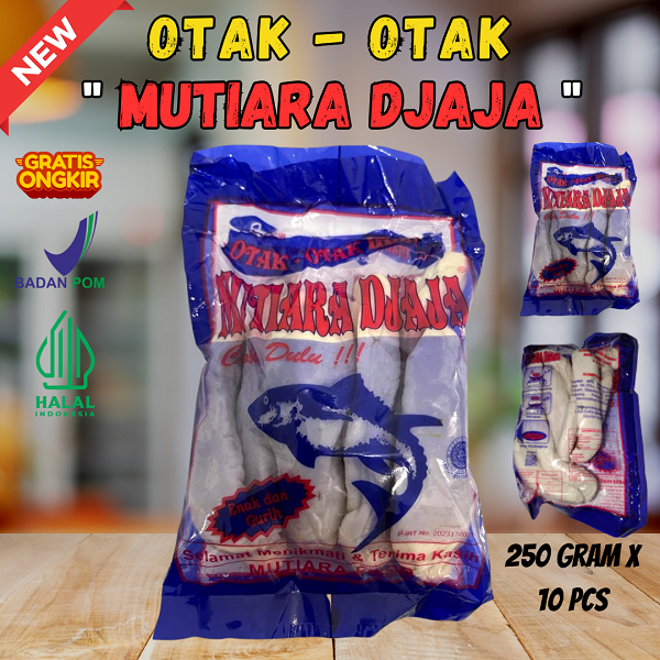 Otak Otak Ikan Mentah Mutiara Djaja 1 Bal 25 Bungkus - Mutiara Jaya