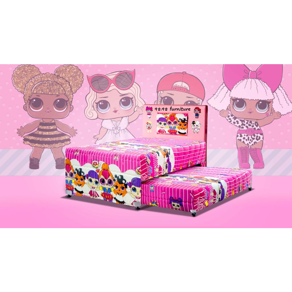 Springbed Angel Anak LOL - Bed Dorong Murah Fullset - Kasur Anak Murah 120x200 - Medan