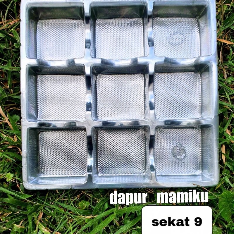 Mika Puding Viral Sekat 9 / 6 Tray Mika Puding Sekat 6 Tatakan Mika Alas Puding Tray Mika Puding Cak