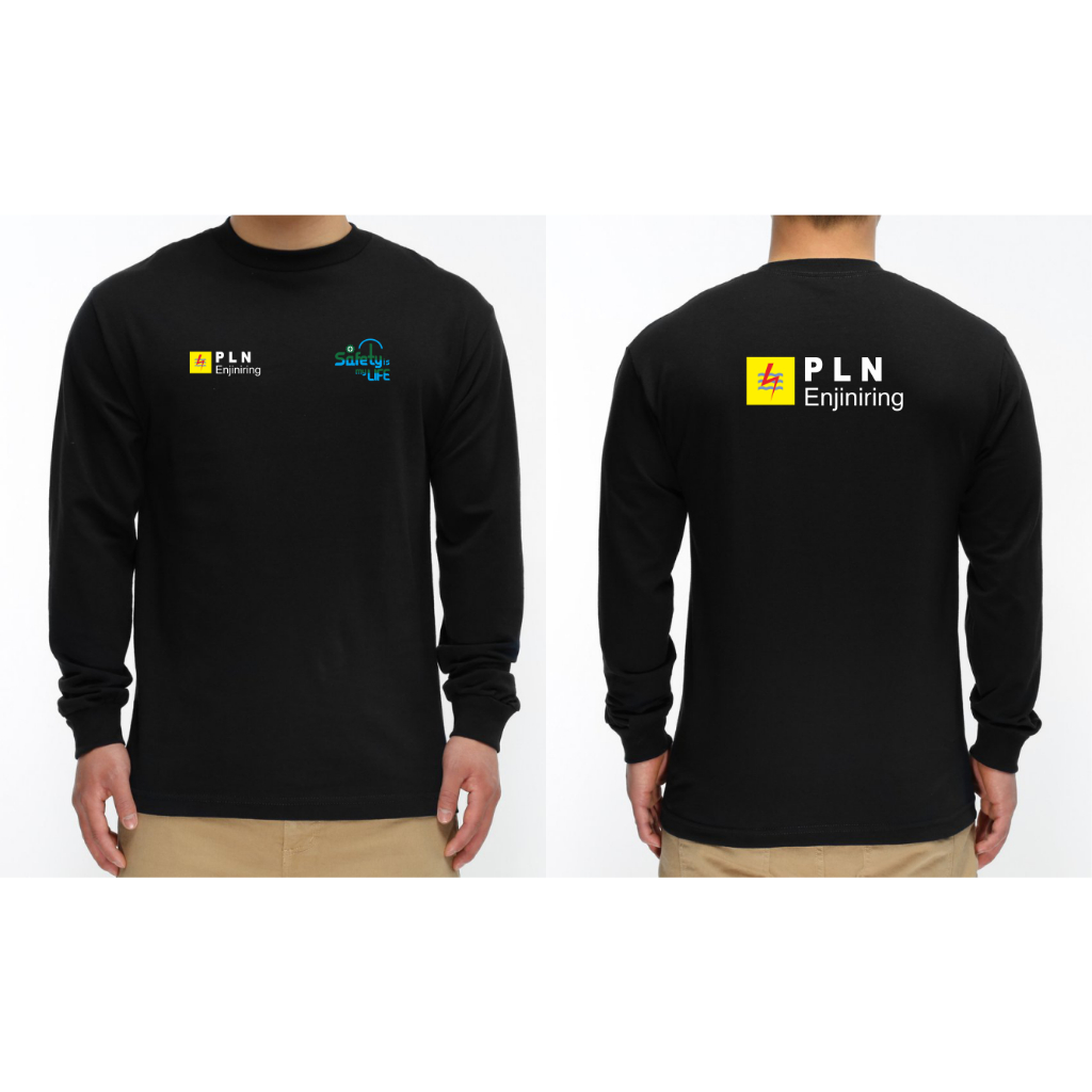 T-SHIRT KAOS PLN ENJINIRING SAFETY LENGAN PANJANG
