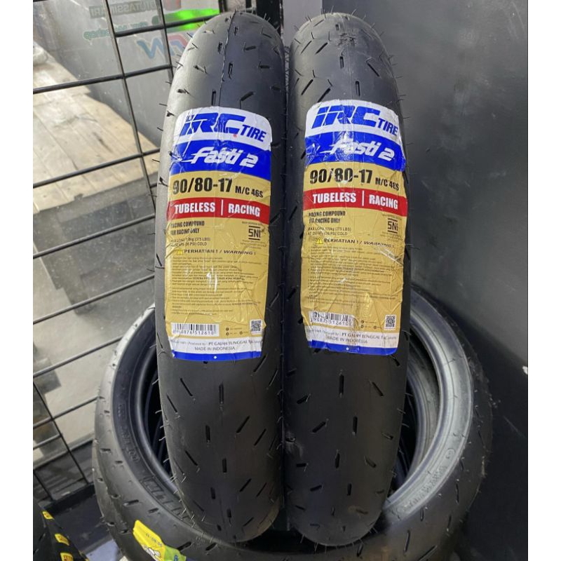 BAN LUAR IRC FASTI 2 UK 90/80 RING 17 (BAN ROADRACE)