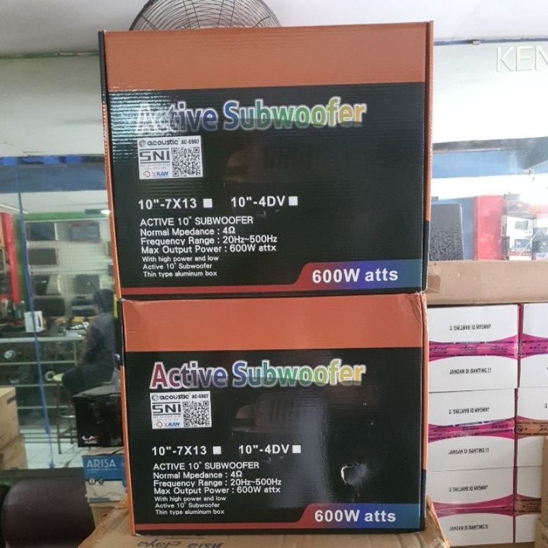 Subwoofer kolong Acoustic AC-6907 10 inch High Quality
