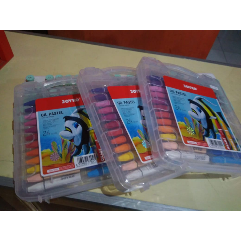 

JOYKO Krayon Minyak 24 Warna / Joyko Crayon 24 Colors Oil Pastels / Pewarna kertas