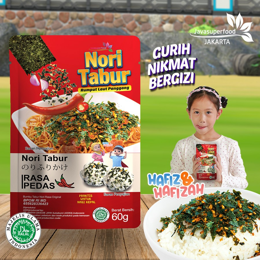 

NORIGO BUMBU NORI TABUR RASA SPICY 60GR RUMPUT LAUT