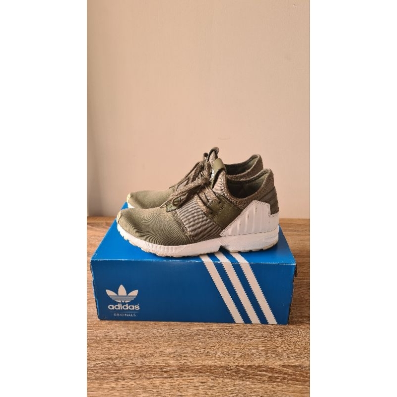 Preloved Adidas ZX Flux Plus Green Size 42 ORIGINAL