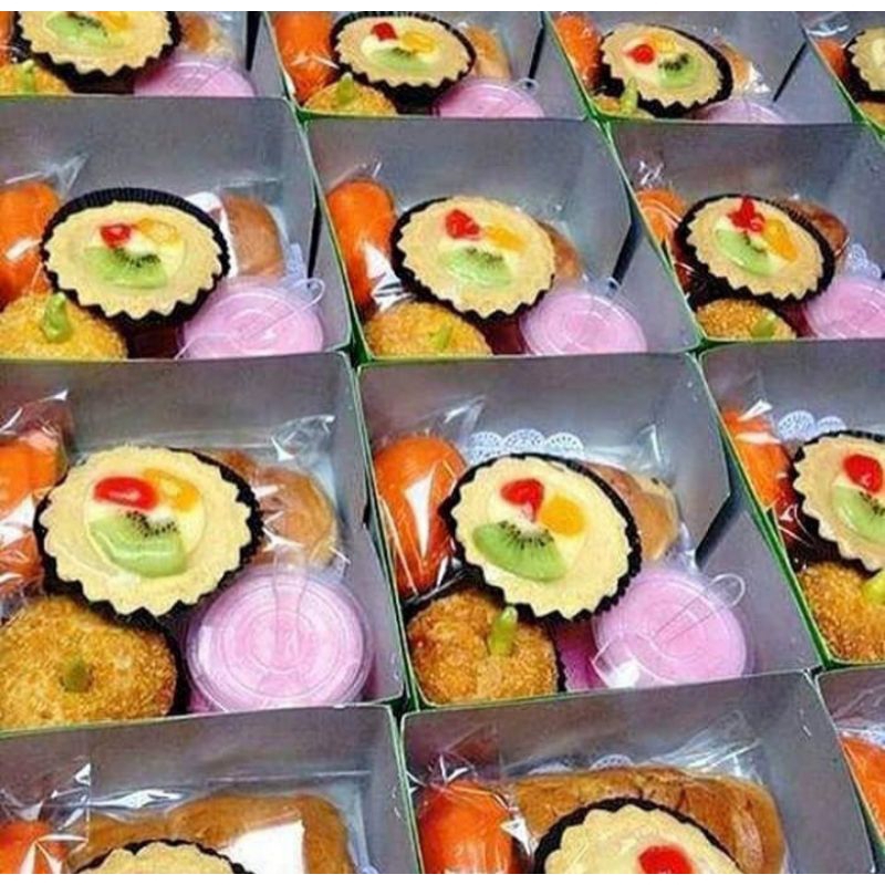 

Kardus Snack, Snack Box, Kardus Jajan, 18×18, 50pcs