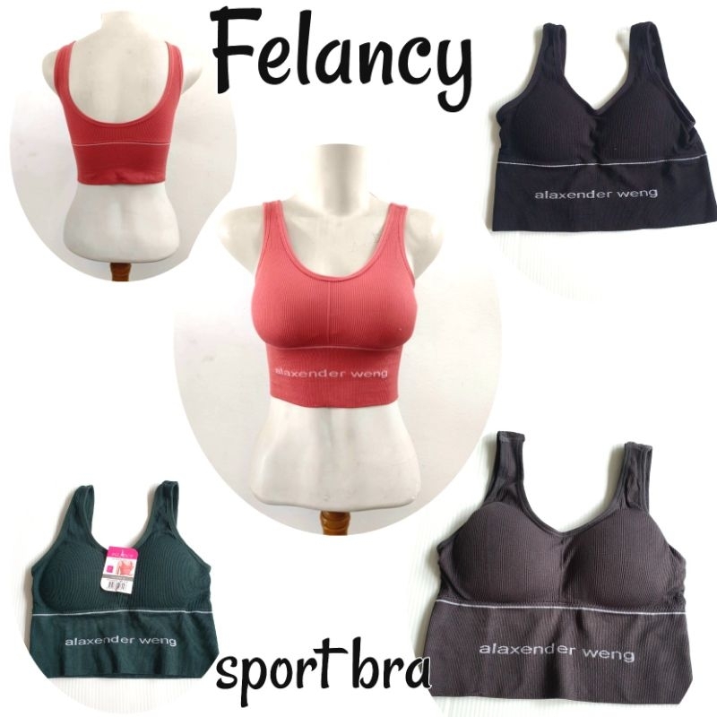 FELANCY-BH BRA SPORT TANPA KAWAT-080045