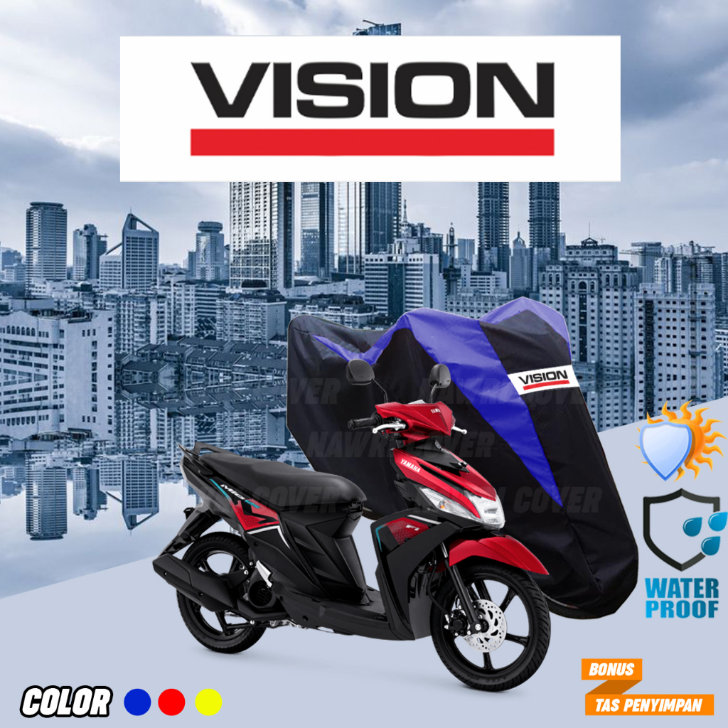Cover motor Mio S Penutup motor Mio S Selimut motor Mio S Sarung motor Mio S waterproof