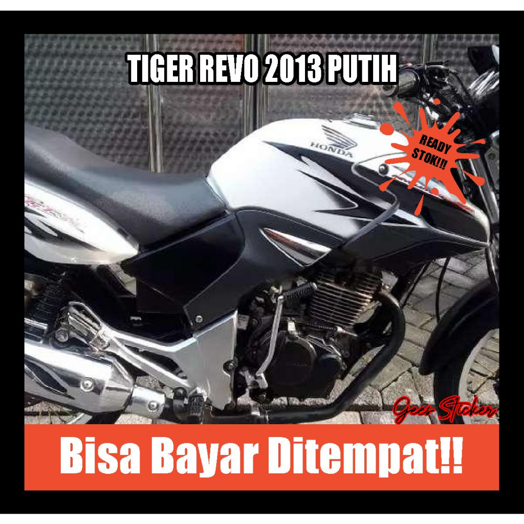 striping tiger revo 2013 putih