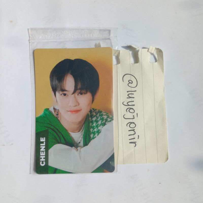 [ Ready ] pc Chenle NCT Dream x tos tos photocard MD merch merchandise selca konsep ver version self