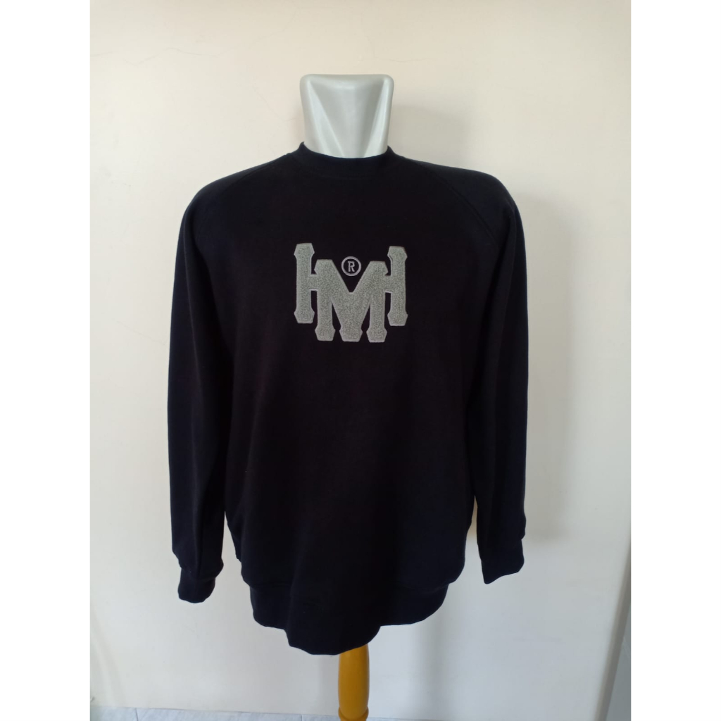 hoodie pria hakumata hitam size XL ORIGINAL