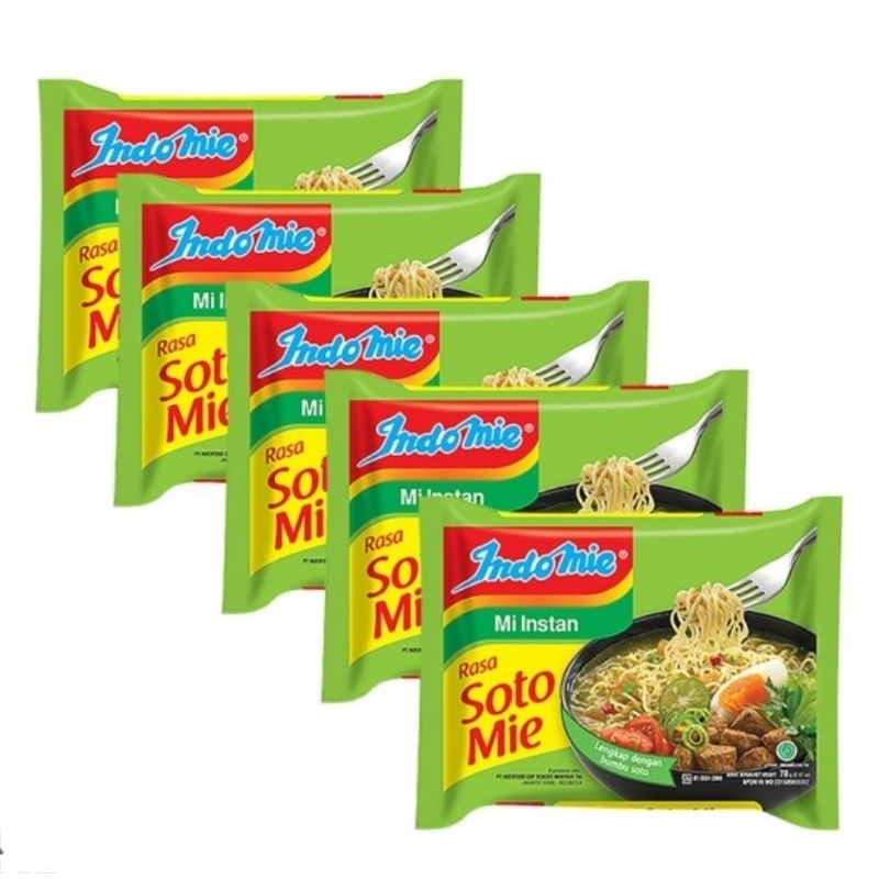 

5 PCS INDOMIE KUAH SOTO