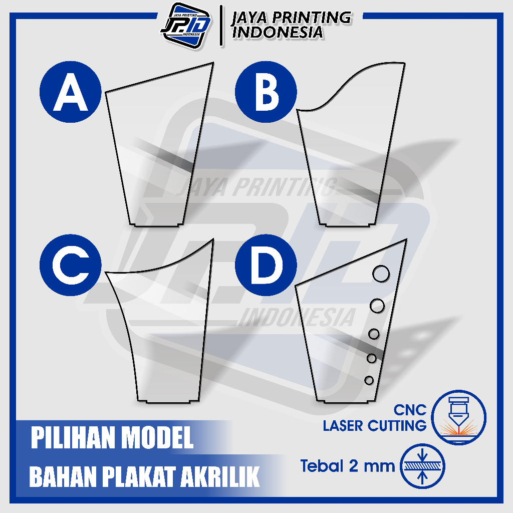 Bahan Plakat Polos Akrilik , Vandel Akrilik Polos, Plakat wisuda, Plakat 2mm 3mm