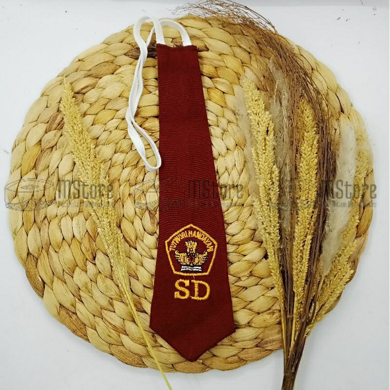 Dasi SD & MI Putra logo bordir / Dasi sekolah / Dasi anak cowo / Dasi bordir