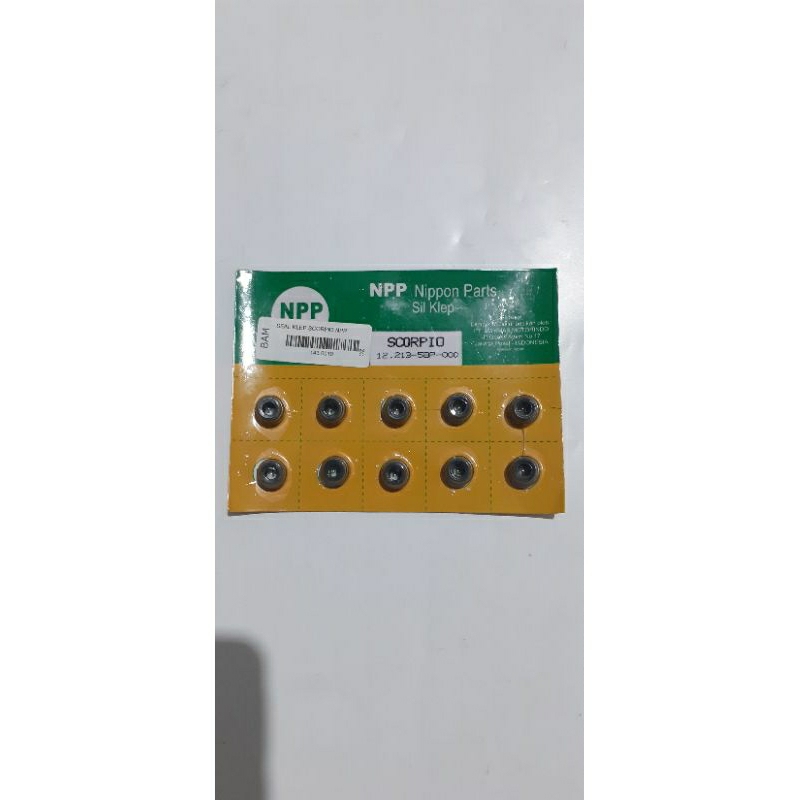 Seal Klep Scorpio merk NPP satuan sil klep yamah scorpio NPP
