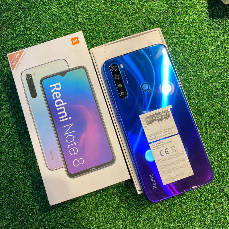 Redmi Note 8 4/64gb second bekas pakai normal fullset ori