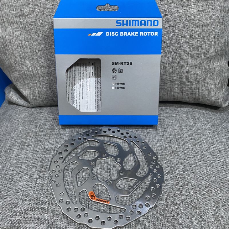 Rotor Shimano RT26 160mm piringan rem shimano cakram sepeda