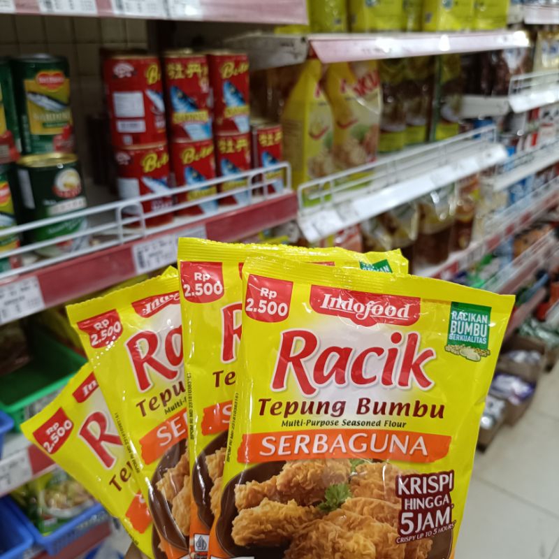 

Indofood racik tepung bumbu serbaguna 8pcs #75g