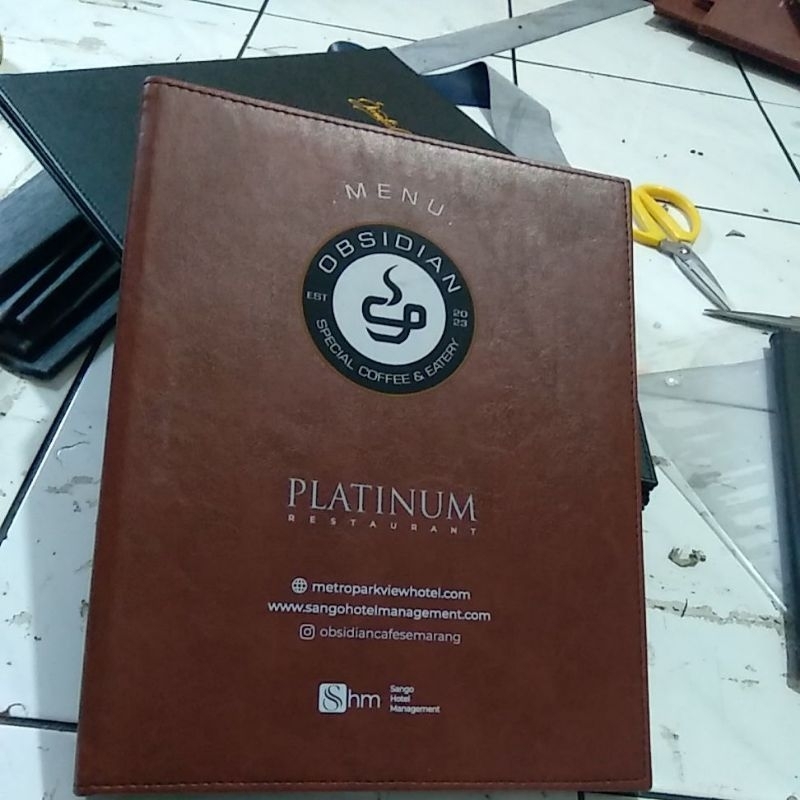 

buku menu restoran ukuran a4 ring