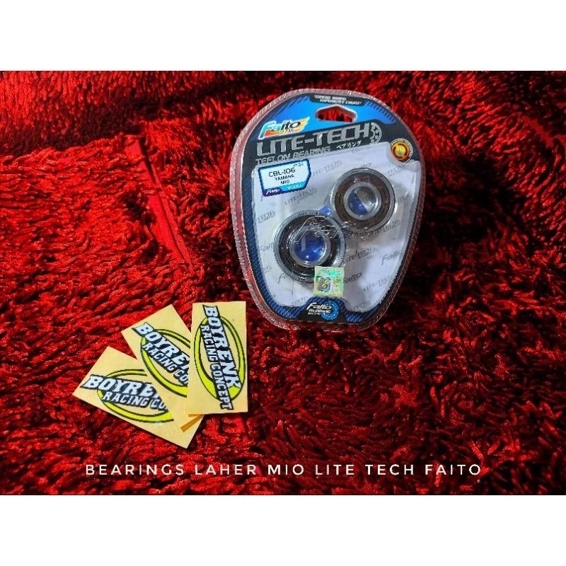 BEARINGS LAHER LAKER KRUK AS ASKRUK YAMAHA MIO SPORTY MIO SMILE MIO KARBU-BOYRENK RACING SURABAYA