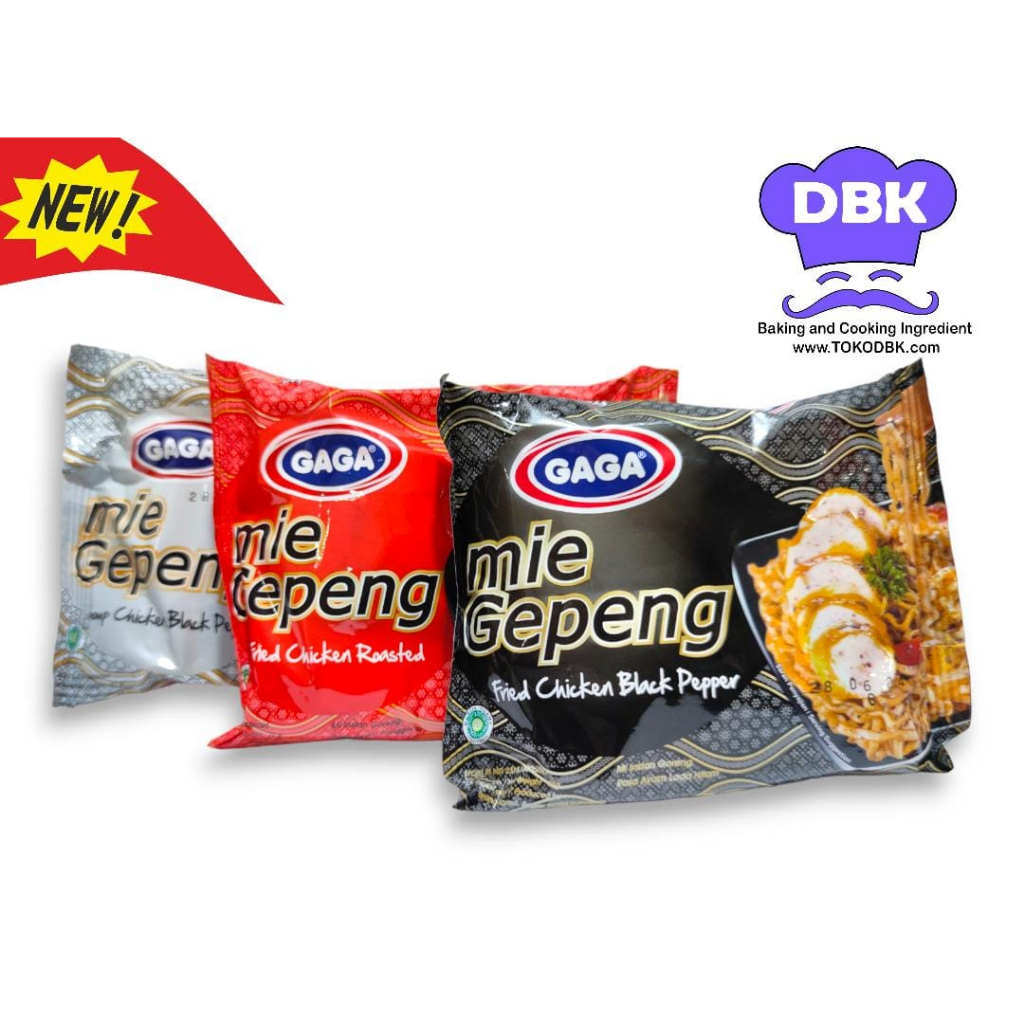 

[DUS / ECER] GAGA MIE Gepeng KUAH ayam lada hitam soto cabe hijau