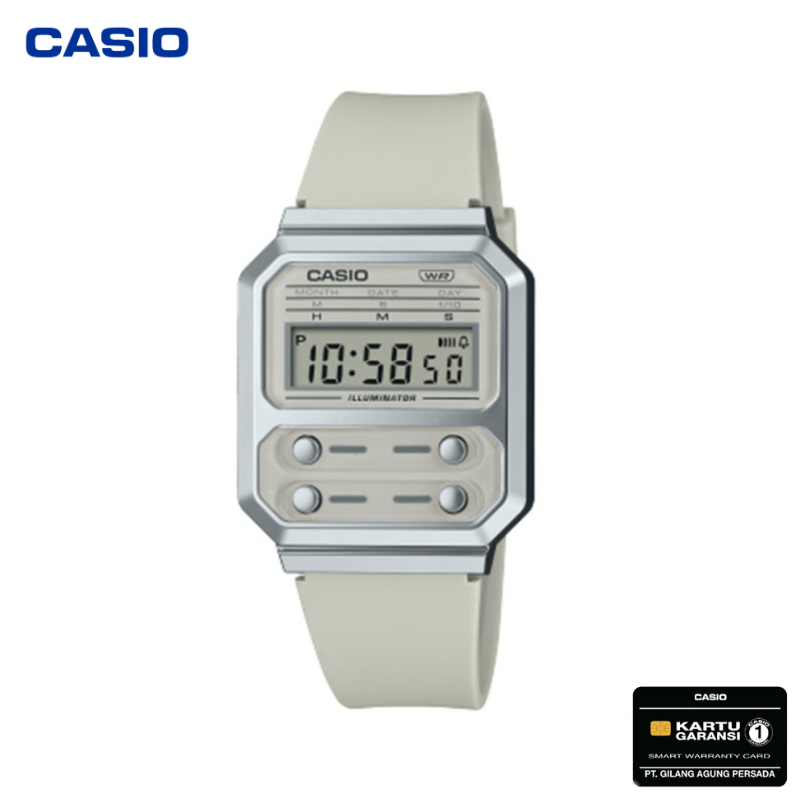 JAM TANGAN CASIO VINTAGE A-100WEF-8A ORIGINAL - A100WEF CASIO ORIGINAL jam tangan casio