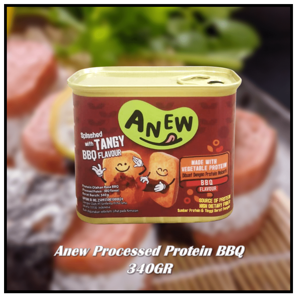 

Anew processed protein BBQ 340GR