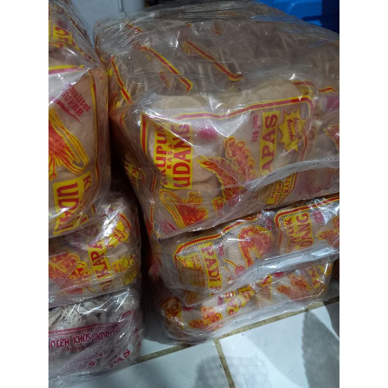 

KRUPUK KHAS INDRAMAYU CAP PADI KAPAS RASA UDANG PER BAL
